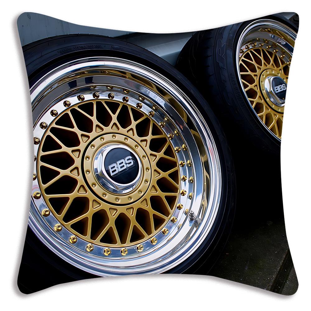 Motorsportfelgen B-BSS Kissenbezüge Cartoon Sofa Dekorativ Zuhause Doppelseitiger Druck Kurzer Plüsch Niedlicher Kissenbezug