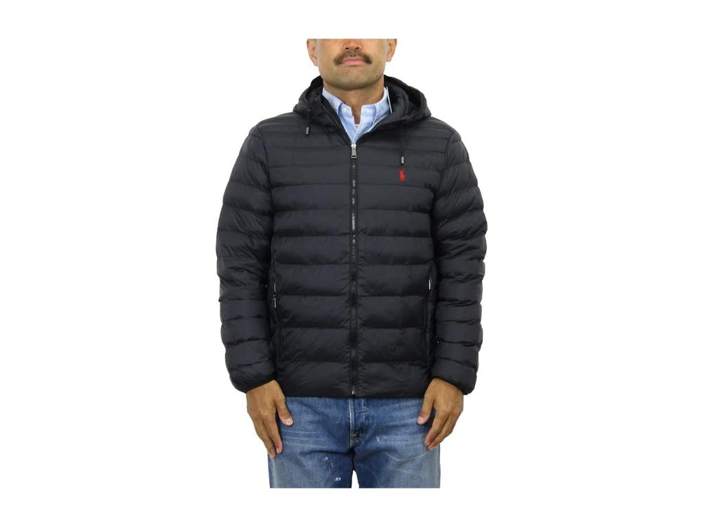 POLO RALPH LAUREN Pakkbar Vattert Størrelse Herrejakke/Isolert Parka, 0101888-XXL-SVART [Brukt]