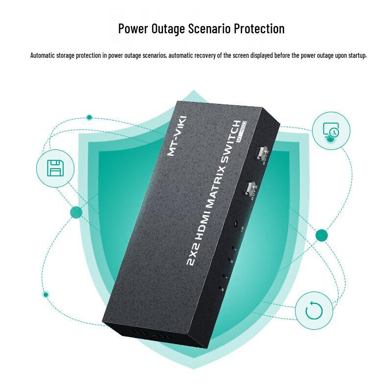 MT-VIKI 4K HDMI 2x2 Matrix Switcher