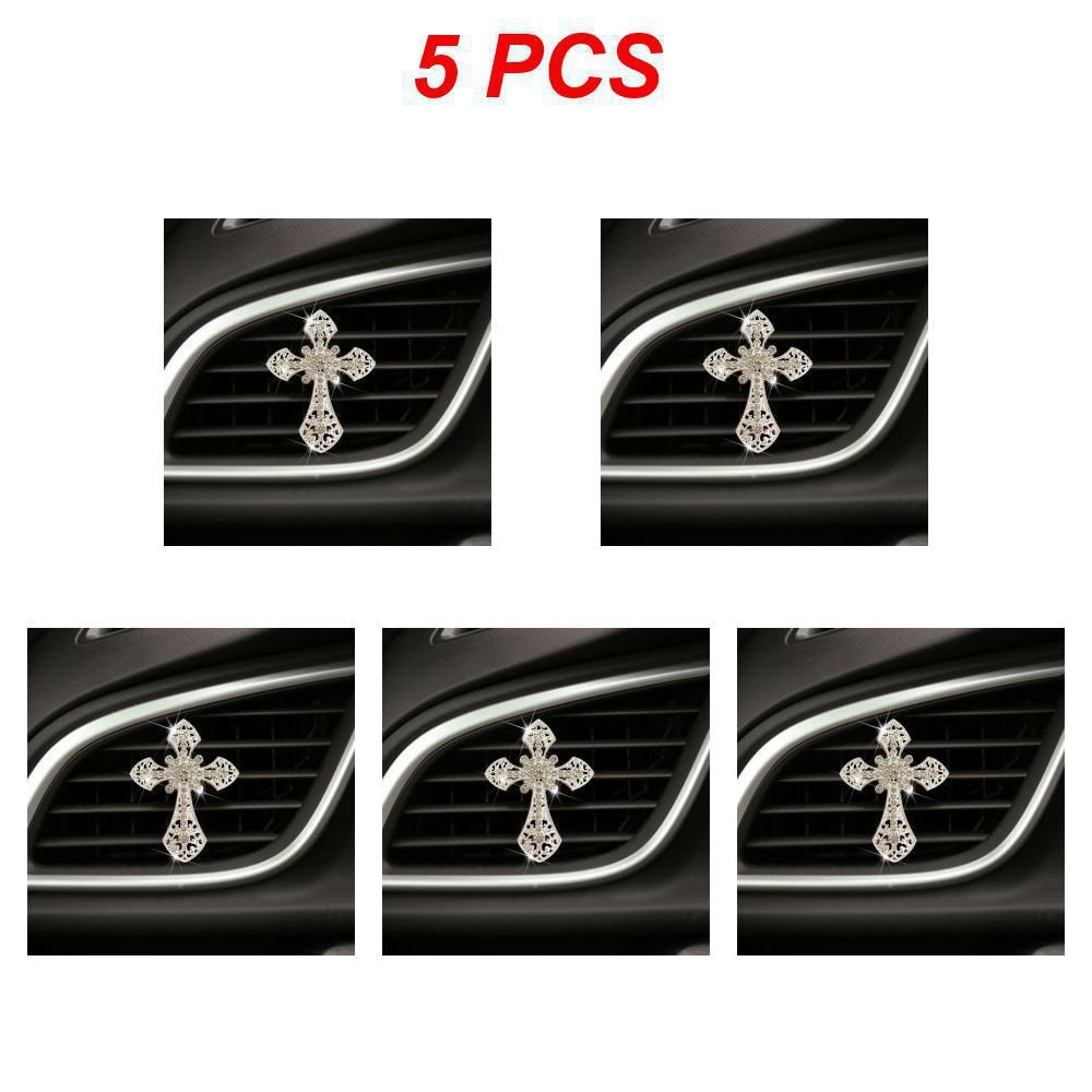 1/3/5PCS Water Cross Gentle Durable High Quality Material Selection Exquisite Workmanship Car Interior Accessories