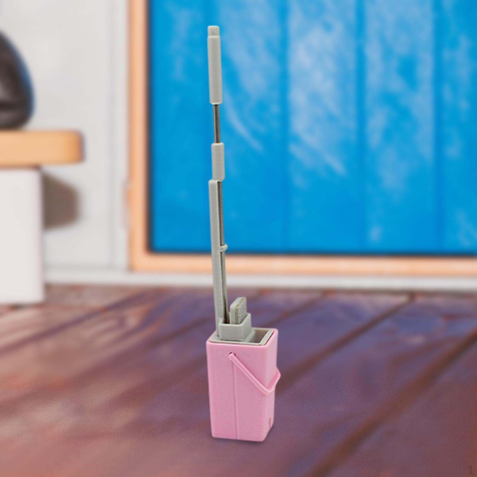 

Little Housekeeping Helper Tool Toddlers Cleaning Toys Mini Things Party Attractive Small Mop рожевий