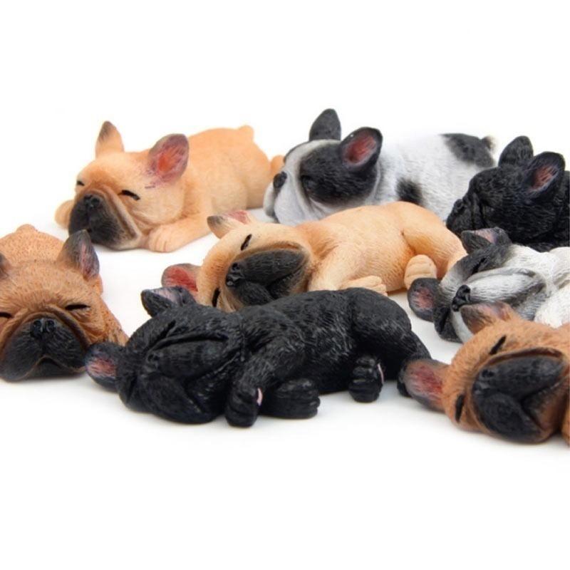 Französische Bulldogge Modell Magnetaufkleber DIY Kühlschrankmagnet Kleiner Bulldoggen Griff Magnetaufkleber