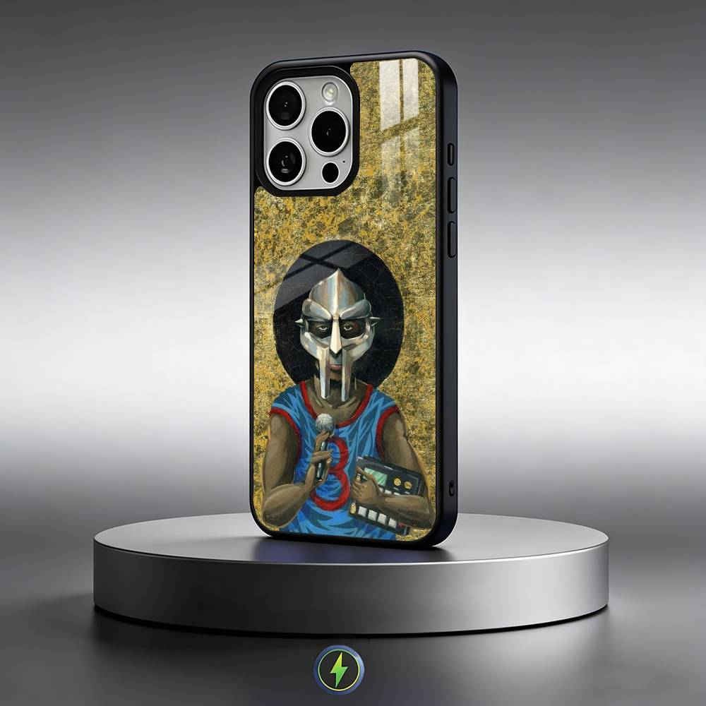 

M-MF DOOM rapper Phone Case For iPhone17,16,15,14,13,12,11 Plus,Pro Max Magnetic For Magsafe Wireless Charging iPhone17