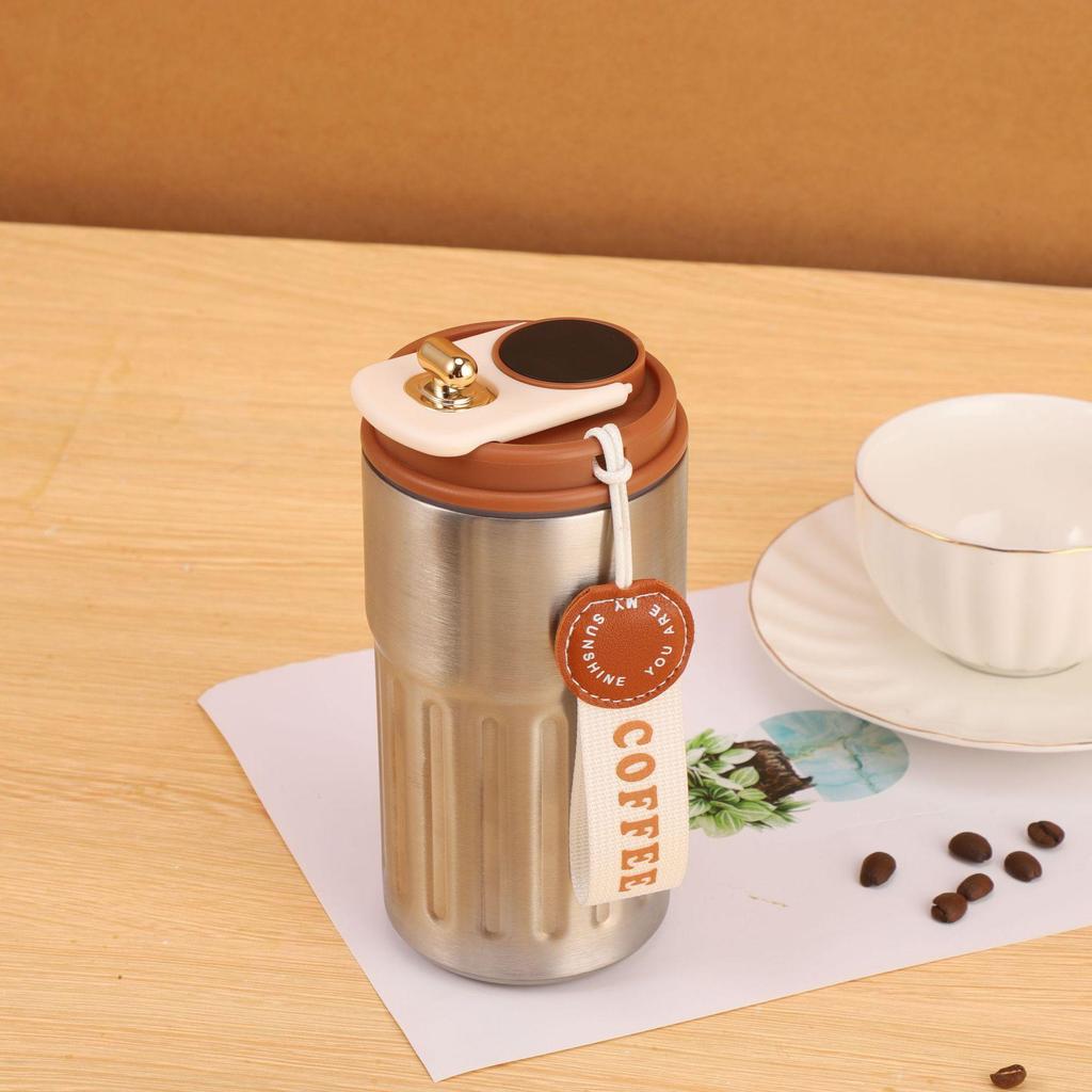 304 Roestvrij Staal Draagbare Thermische Koffiemok voor Buiten- en Autogebruik