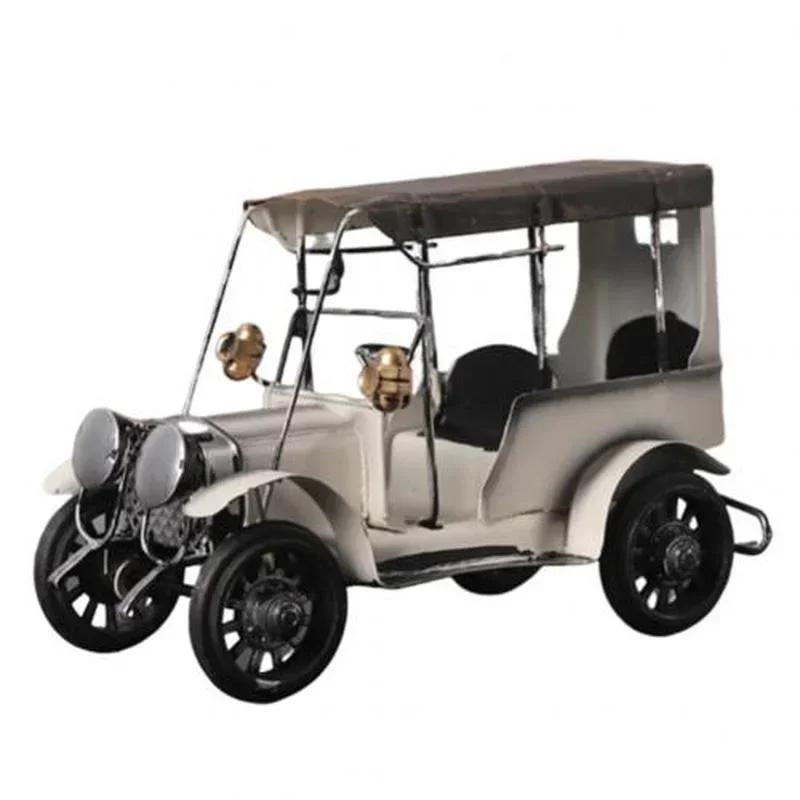 

Украшение дома Креативные поделки Винтажный Ностальгический Жестяной Лист Модель Антикварного Автомобиля Настольное Железное Искусство Винтажные Аксессуары для Домашнего Декора белый