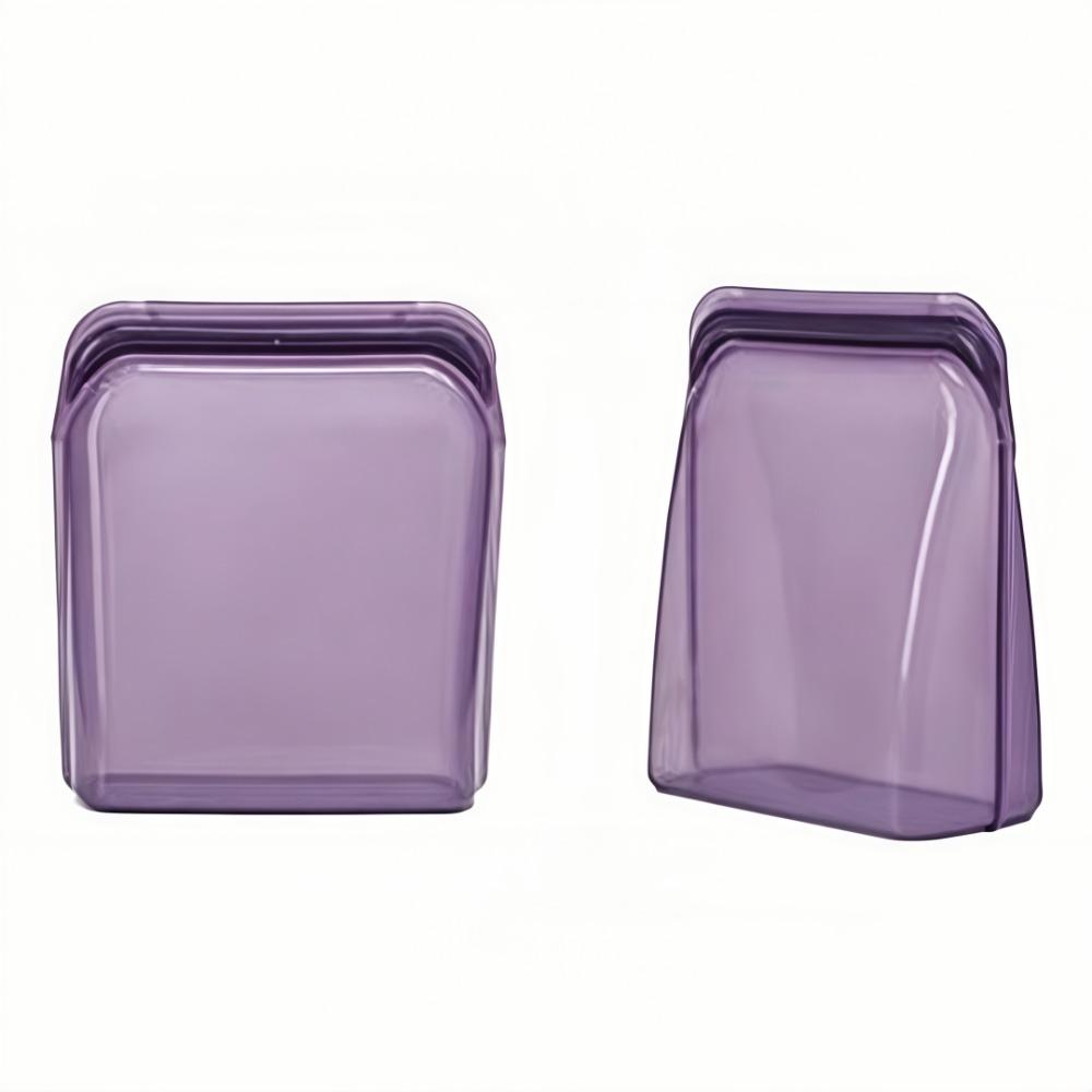 1600ml Food Storage Bag Silicone Meal Prep Bag New Reusable Freezer Bag Travel Use