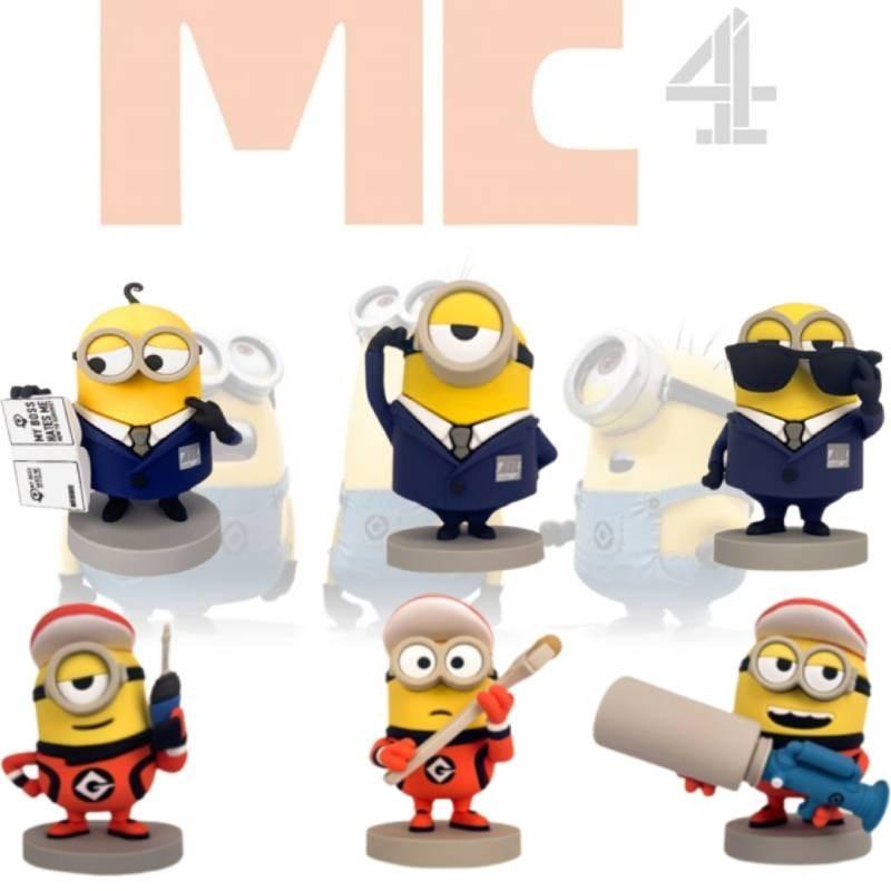 Adorable Despicable Me 4 Minion Collectible Figurine Pvc Toy For Kids Birthday Gift