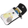 [JMI] Two Cockatiels Design Genuine Leather Smartphone Pouch, Shoulder Bag, Slim, Mini Pouch for Women and Men, Popular WalletCrossbody Bag, 19cm