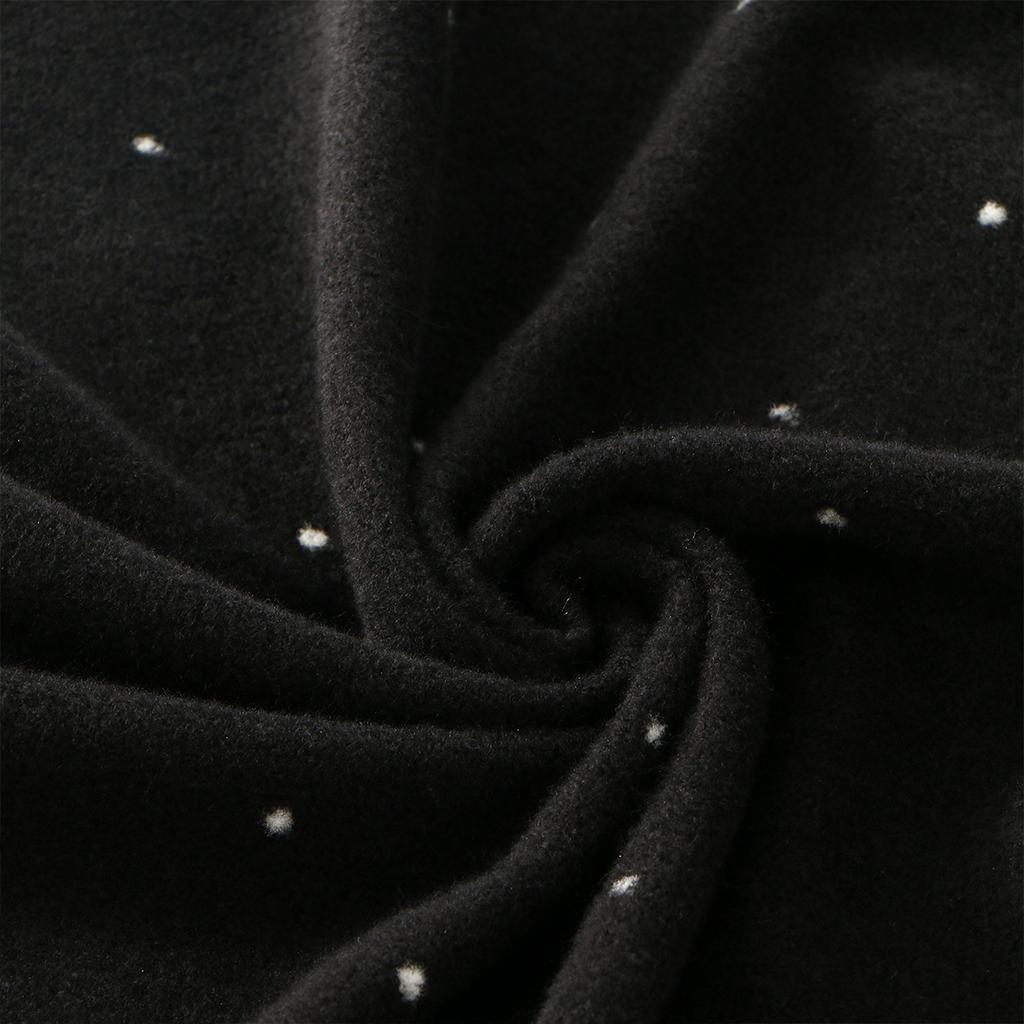 Solid Color Dots Long Thick Scarf Neck Wraps Shawl for Women Girls Warmth Scarves Muffler Student Winter Warm Neckerchief Shawls