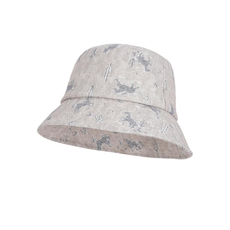 Baumwoll Sommer-Kappe mit Sonnenschutz für Damen und Herren, Outdoor-Sonnenhut mit verstellbarer Passform