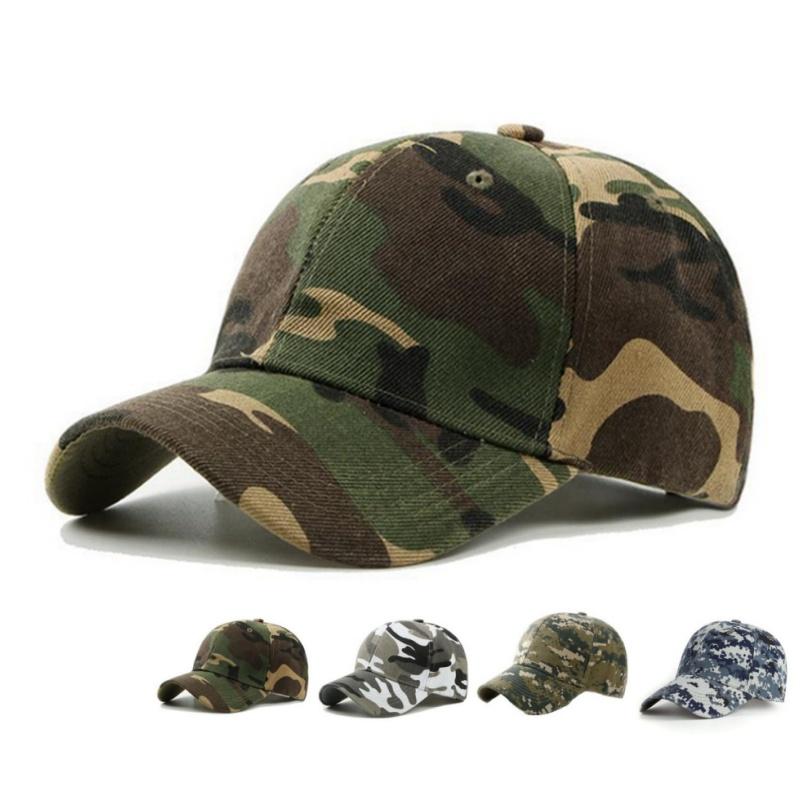 Yiran Bag Men's Outdoor Armygreen Camouflage Printed Hat Cycling Jungle Hiking Hunting Fishing Sunscreen Visors Unisex Sports Golf Baseball Cap