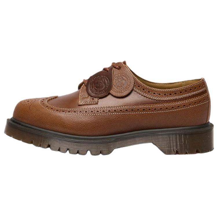 Dr. Martens Mie 3989 Leather Fashion Lace-Up Low-Top Casual Shoes Unisex Casual Shoes Brown 41595200
