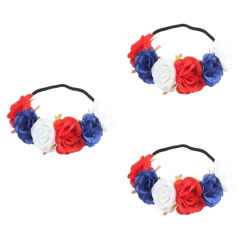 Rot Weiß Blau Blumenkrone Stirnband Für Queens Jubiläumsfeierlichkeiten