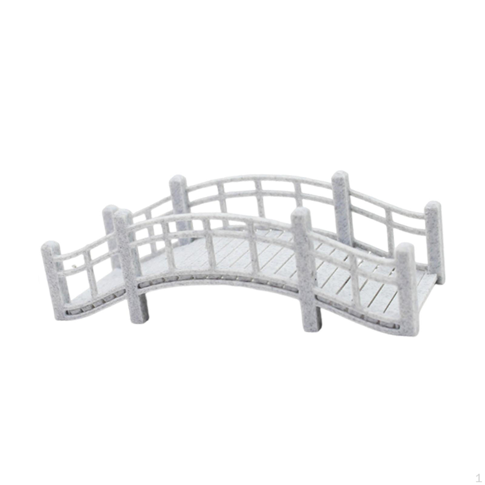 

, 1:12 Scale, Fairy Garden Accessory, Versatile And Easy-to-install Bridge, Children s Toy, 6x2.2x1.8cm