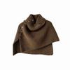 Thicken High Neck Scarf Warm Scarves Knitwear Classic Women Winter Shawl  Women