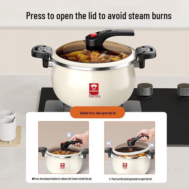Kobach 6.5L Anti-Overflow Enamel Soup Pot