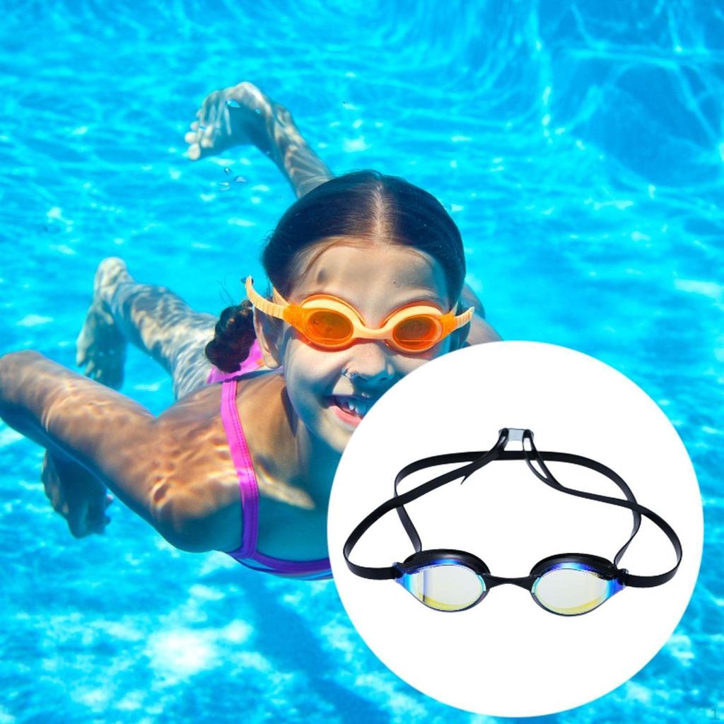Swimming Goggles Anti Fog Swim Glasses Leakproof Lightweight Fashionable Eyewear for