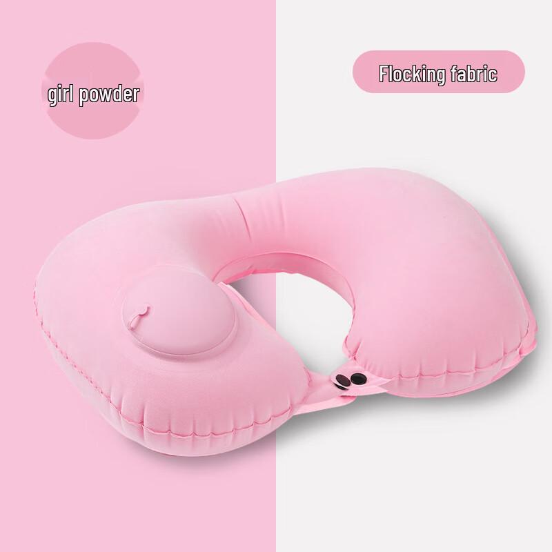 Inflatable U-Shaped Neck Travel Pillow Set
