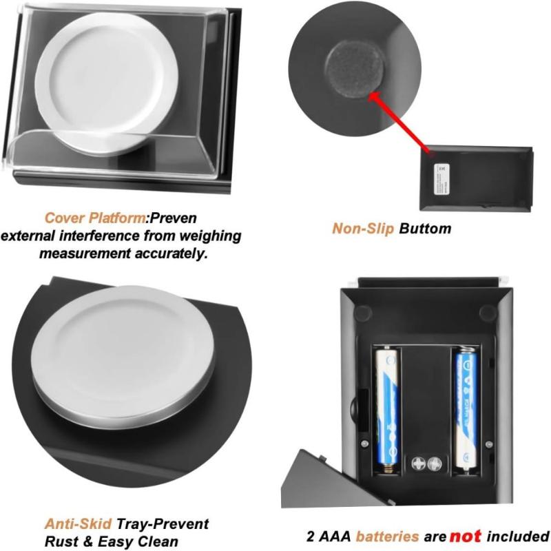 High Precision 0.001G Jewelry Pocket Scale Digital Carat Diamond Milligram Weighing Balance For Ingredients And Gems