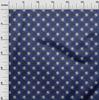 oneOone Cotton Poplin Blue Fabric Bird Ladybird  Sewing Fabric By The Yard Printed Diy Clothing Sewing Supplies 42 Inch