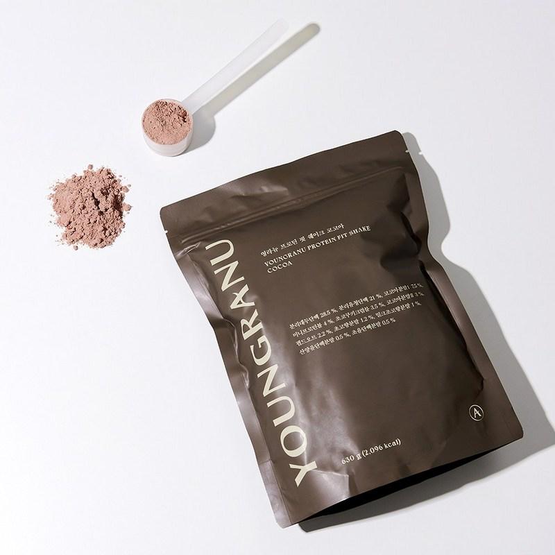 Youngranyu Protein Fit Shake Großpackung Jang Youngran Kakao Youngranyu, 630g, 3 Stück