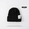 Gorro de malha de orelha de gato para mulheres, quente no outono e inverno, proteção de orelha espessada, fofo no inverno, pequeno gorro de lã para estudantes