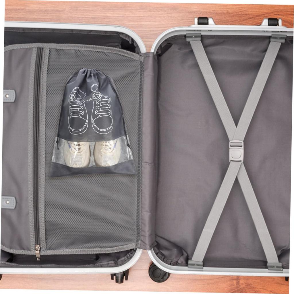 5/10/30pcs Shoes Storage Bags Portable Non-Woven Fabric Large Capacity Travel Waterproof Moistureproof Clothing Classified Bags