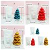 Silicone Molds Christmas Tree Candle Molds Handmade Casting Molds Ornament Molds Craft Supplies Plaster Molds