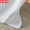 Hengyuanxiang Men's 100% Linen Short-Sleeve Polo Shirt