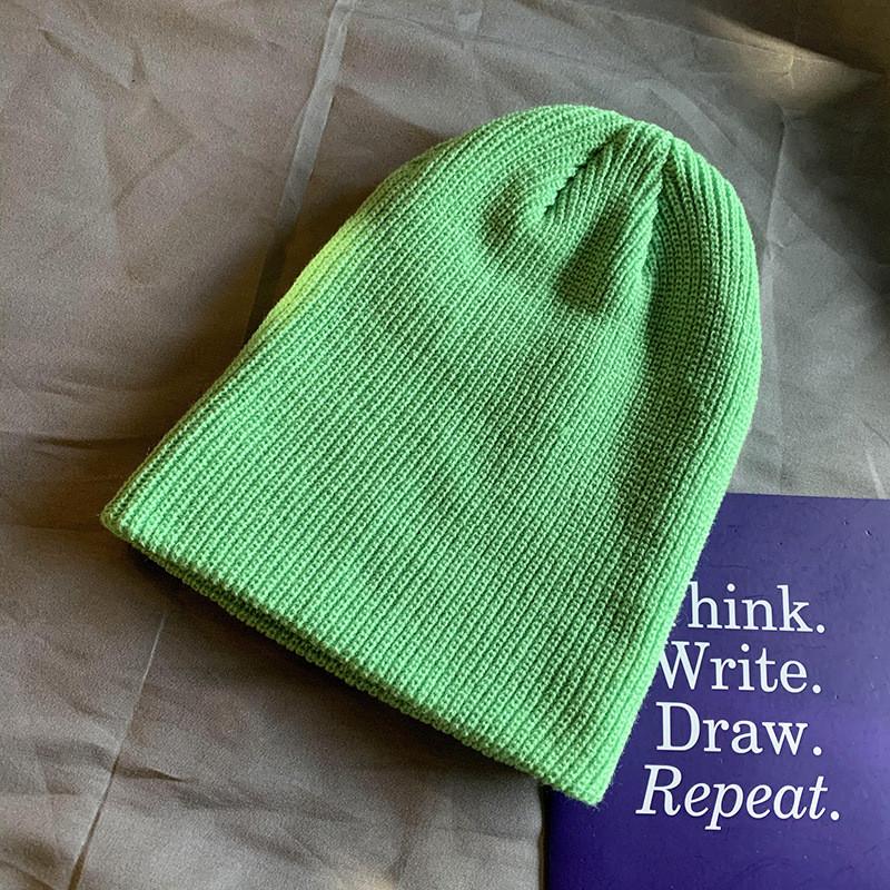 Vintage Knitted Winter Hat With Thick Warm Acrylic For Men And Women