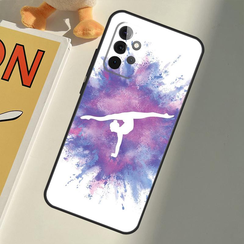 Gymnastics Oil Painting For Samsung Galaxy A06 A05 A36 A26 A16 A54 A34 A14 A22 A32 A52 A55 A35 A15 A53 A13 A56 Case