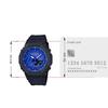 Casio Herren-Armbanduhr Analog-Digital mit blauem Zifferblatt, GA-2100BP-1ADR, Blau