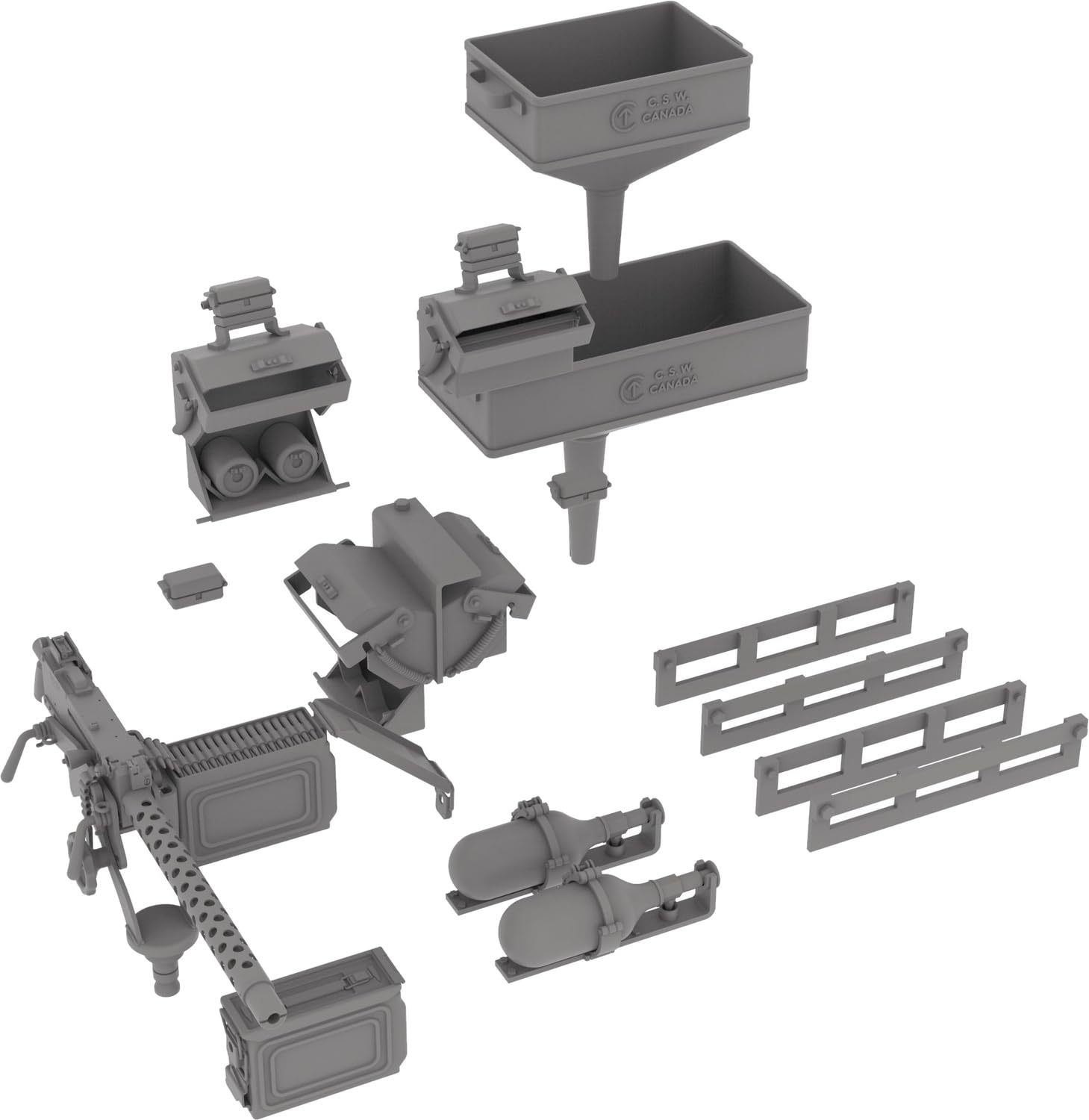 

HD Models British Sherman Tank Upgrade Set Plastic Model Parts HDM35224 1/35 Vol.2