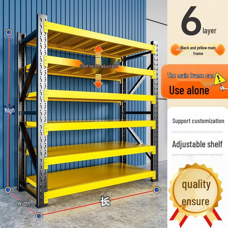 Heavy-Duty Multi-Layer Storage Racks for Commercial and Garage Use