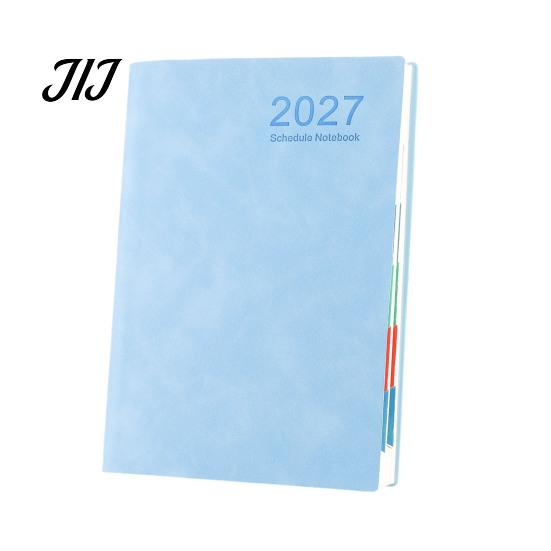 Hardcover Akademischer Kalender 2027 A5 Tagesplaner, Kunstleder 320 Seiten Terminplaner mit Geschenk für Berufstätige Lesezeichenband, Eins