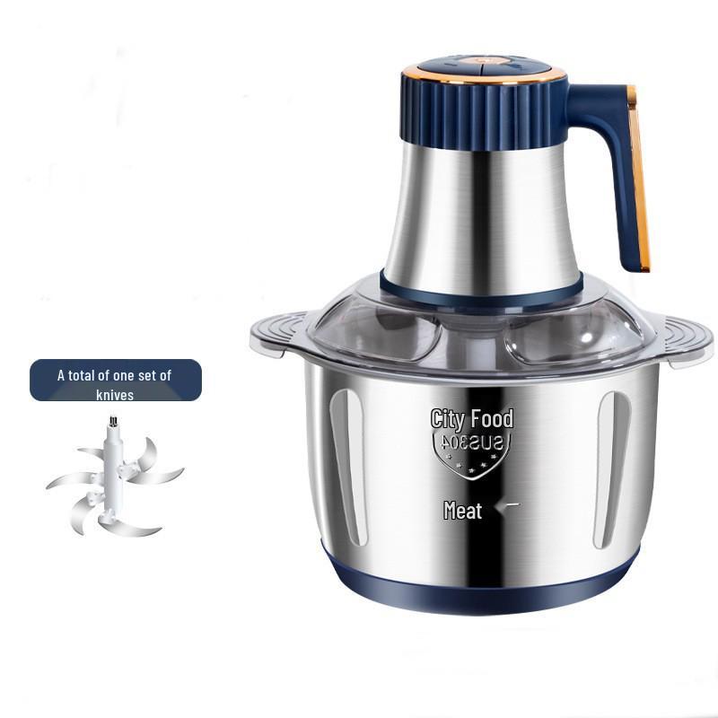 Электрическая мясорубка 110В и тестомес 5л с измельчителем овощей и чеснокодавилкой