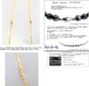 Royal Jewelry Platinum 850 18k Gold Mirror Ring 14kgf Chain Long Necklace 85cm [ROYAL JEWELRY] (PT850)