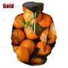 New Fashion Autumn And Winter Sweatshirts Pullover 3d Fruit Print Hoodie Men Unisex Cool Fashion Long-sleeved Hoodies Top