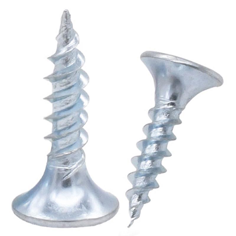 Blau-weiß verzinkte M3.5 Gipskarton-Selbstschneidende Trockenbauschrauben - Senkkopf für Holz und Wandplatten