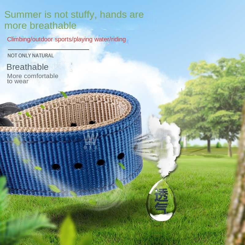 18mm Hochwertiges Weiches Dünnes Nylon Rindsleder Armband Geeignet für Casio AQ-S810W SGW-300 AE1200 w218h Stahlring Herren Armband