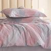Duo Xi Ai Mei Autumn/Winter Sanded Cotton Bedding Set: 4-Piece Embroidered Quilt Cover, Bed Sheet Gift Set