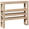 Vidaxl Bed Frame Without Mattress, 75X190 Cm, Solid Pine Wood