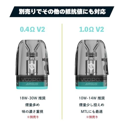 VOOPOO ARGUS Klyc (with Cap) | Includes FlavorKitchen Original Mini Pouch | VAPE E-Cigarette Starter Kit, 1350mAh, High Output, 30W (Black & Gold)