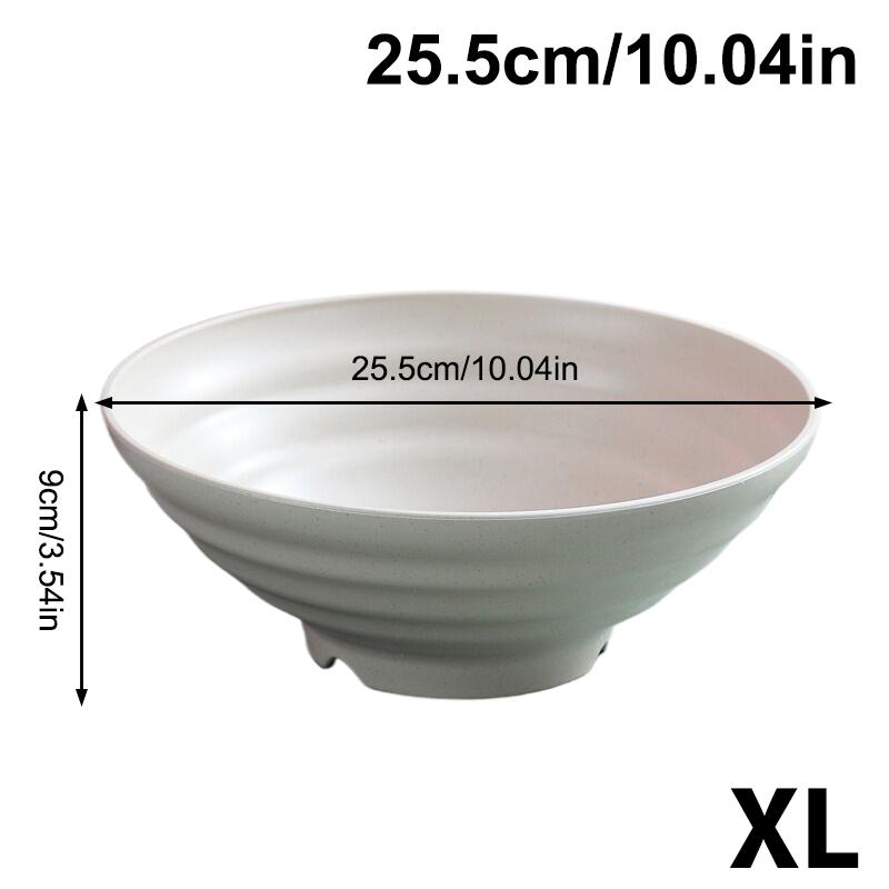 7-10inch Unbreakable Japanese Ramen Bowl Noodles Cereal Soup Salads Bowl Kitchen & Dining Tableware For Microwave And Dishwasher