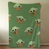 S-StarS W-Wars Baby Y-Yoda Blanket Soft Warm Furry Throw Super Kids Toys Bed Sofa Car Cradle