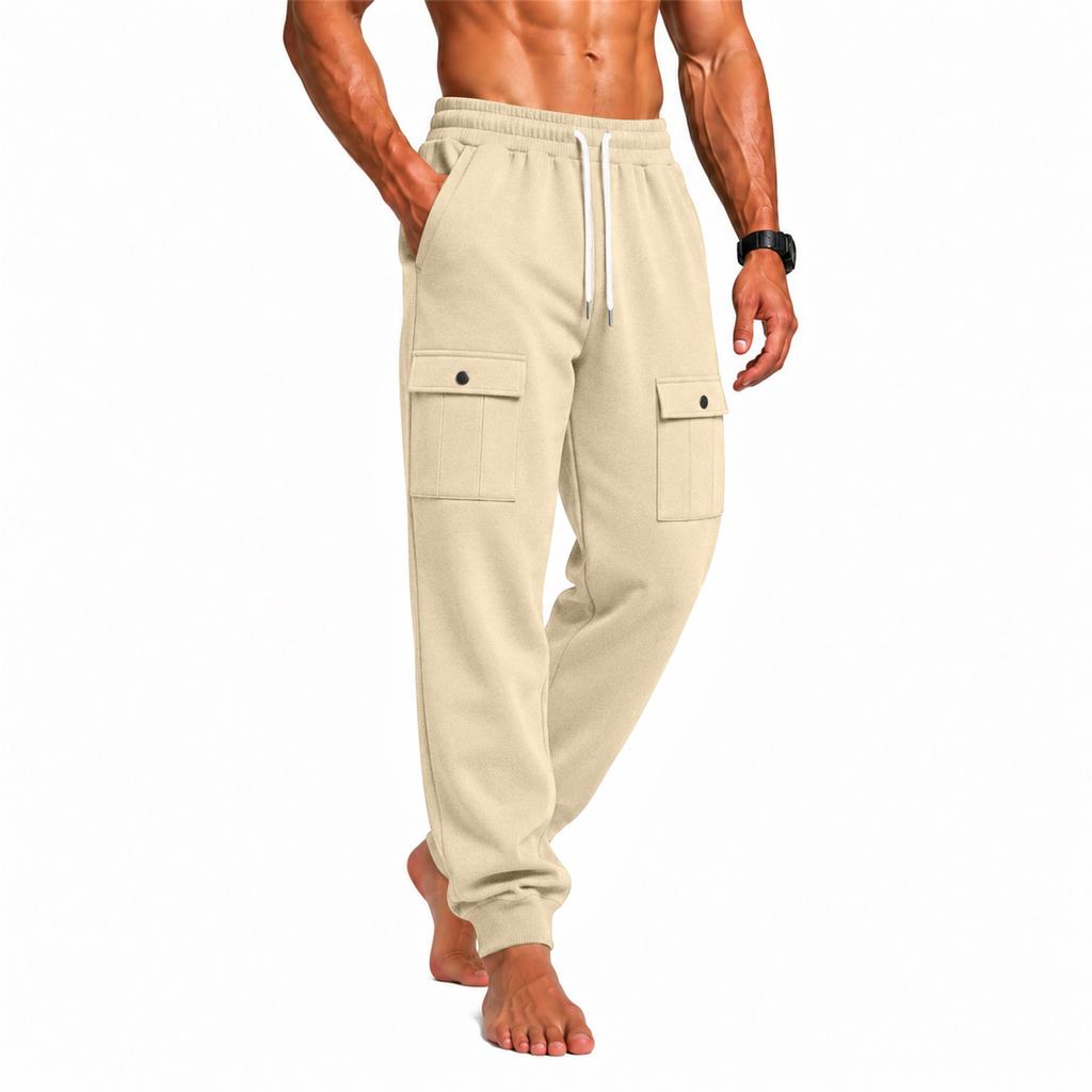Men's Sweatpants Loose Fit Tapered Jogger Casual Athletic Pants for Fall Winter