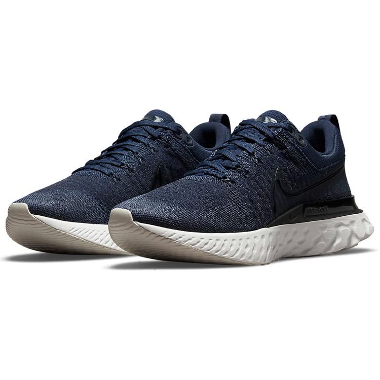 Nike React Infinity Run Flyknit 2 Thunder Blue Men Sneakers College-Navy Platinum-Tint Black CT2357-401