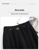 High Waist Women's Winter Velvet Micro-Flare Pants - Slimming Casual Suit with Thickened Fabric