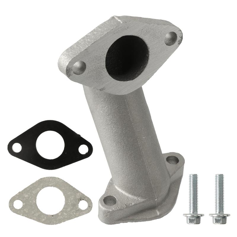 Motorcycle PZ19 PZ22 Intake Pipe Manifold with Gasket Screw Kit for 50cc 70cc 90cc 110cc 125cc Engine Pit Dirt Bike ATV Quad
