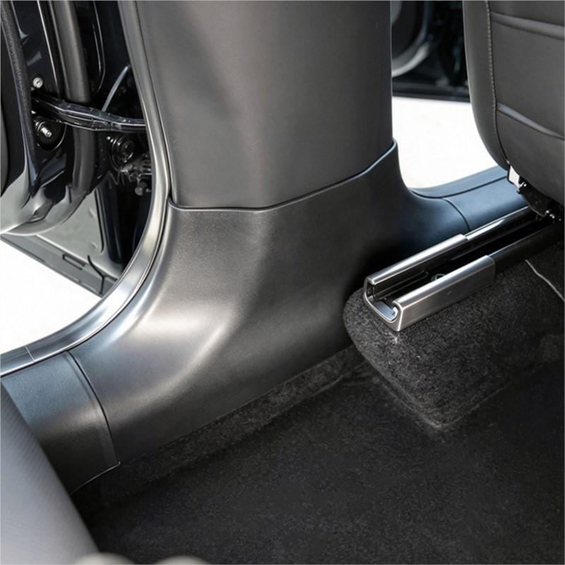 For Tesla Model 3 Highland ABS Car Front Rear Door Sill Protector Threshold Strip Waterproof Anti-kick Guard Panel Accessories Interior Mirrors 6